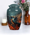 Classic 10-inch humming bird urn.