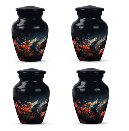 humming bird urn, memorial urn 