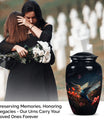 humming bird urn, memorial urn 