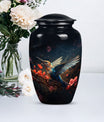 humming bird urn, memorial urn 