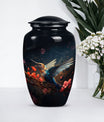 humming bird urn, memorial urn 