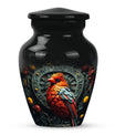 Cardinal Bird Memorial Urn for human ashes