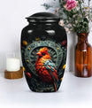 Cardinal Bird Memorial Urn for human ashes