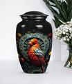 Cardinal Bird Memorial Urn for human ashes