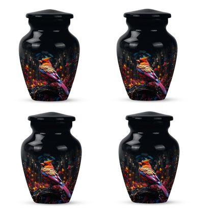 Cardinal Bird Urn for cremation.