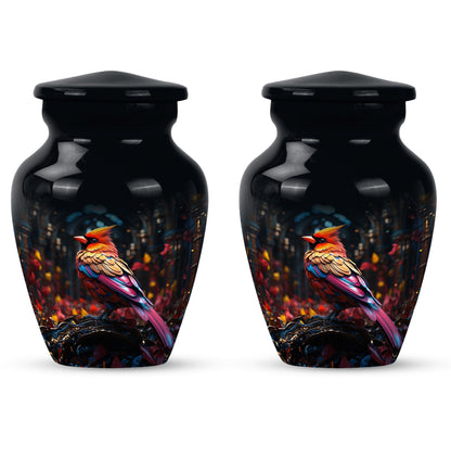 Cardinal Bird Urn for cremation.