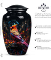 Cardinal Bird Urn for cremation.