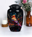 Cardinal Bird Urn for cremation.