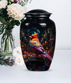 Cardinal Bird Urn for cremation.