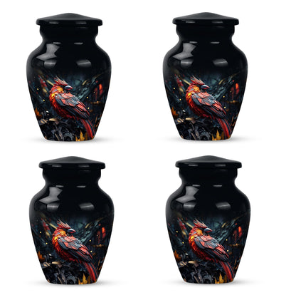 10-inch Cardinal Bird Urn.