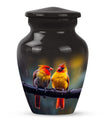 Cardinal Bird classic aluminum urn.
