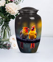 Cardinal Bird classic aluminum urn.