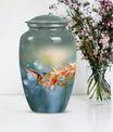 Classic 10-inch humming bird urn for burial 