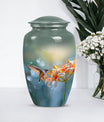 Classic 10-inch humming bird urn for burial 