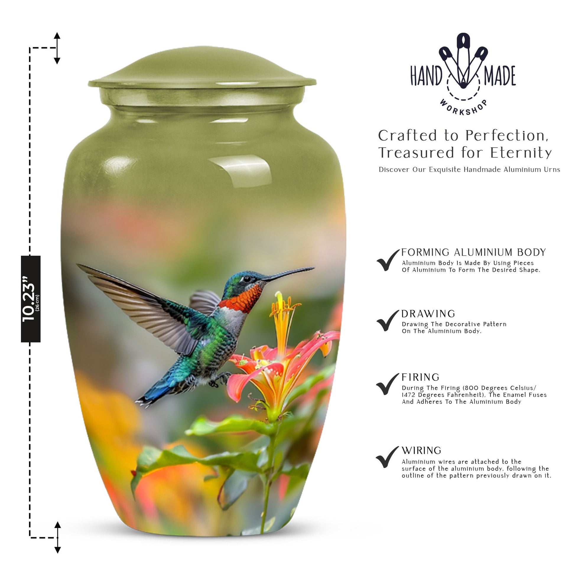 hummingbird urn for cremation