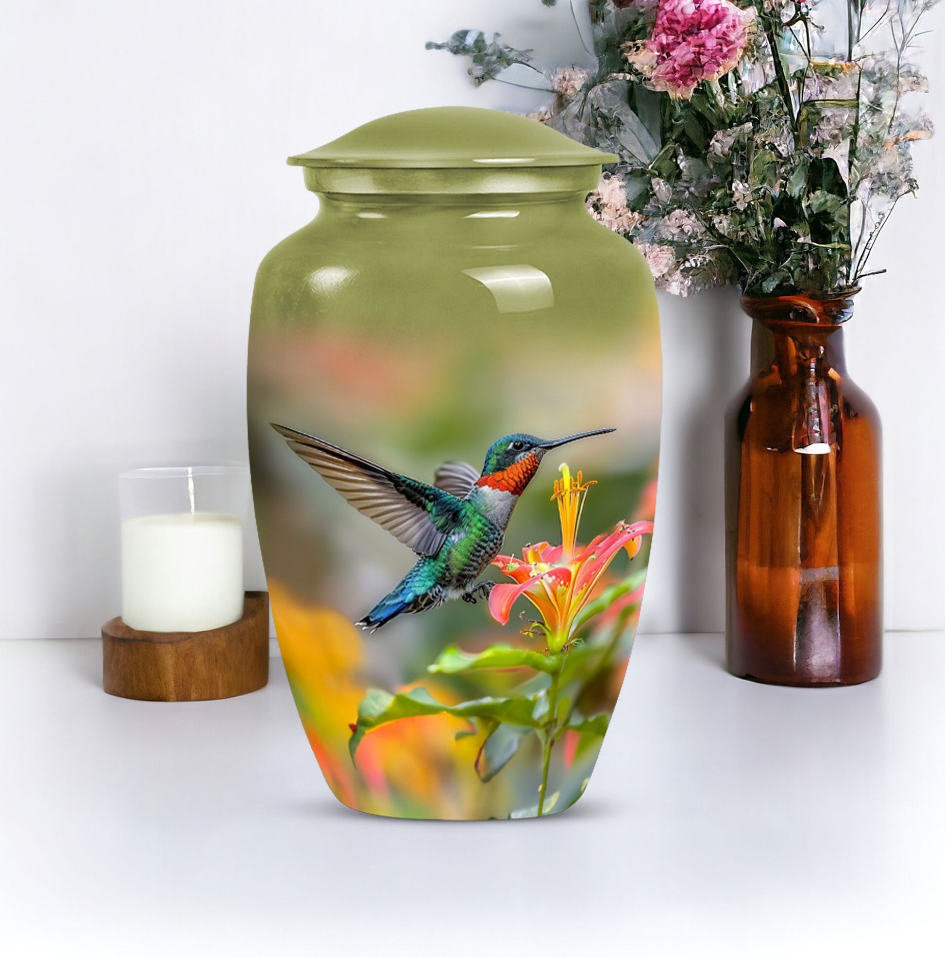 hummingbird urn for cremation