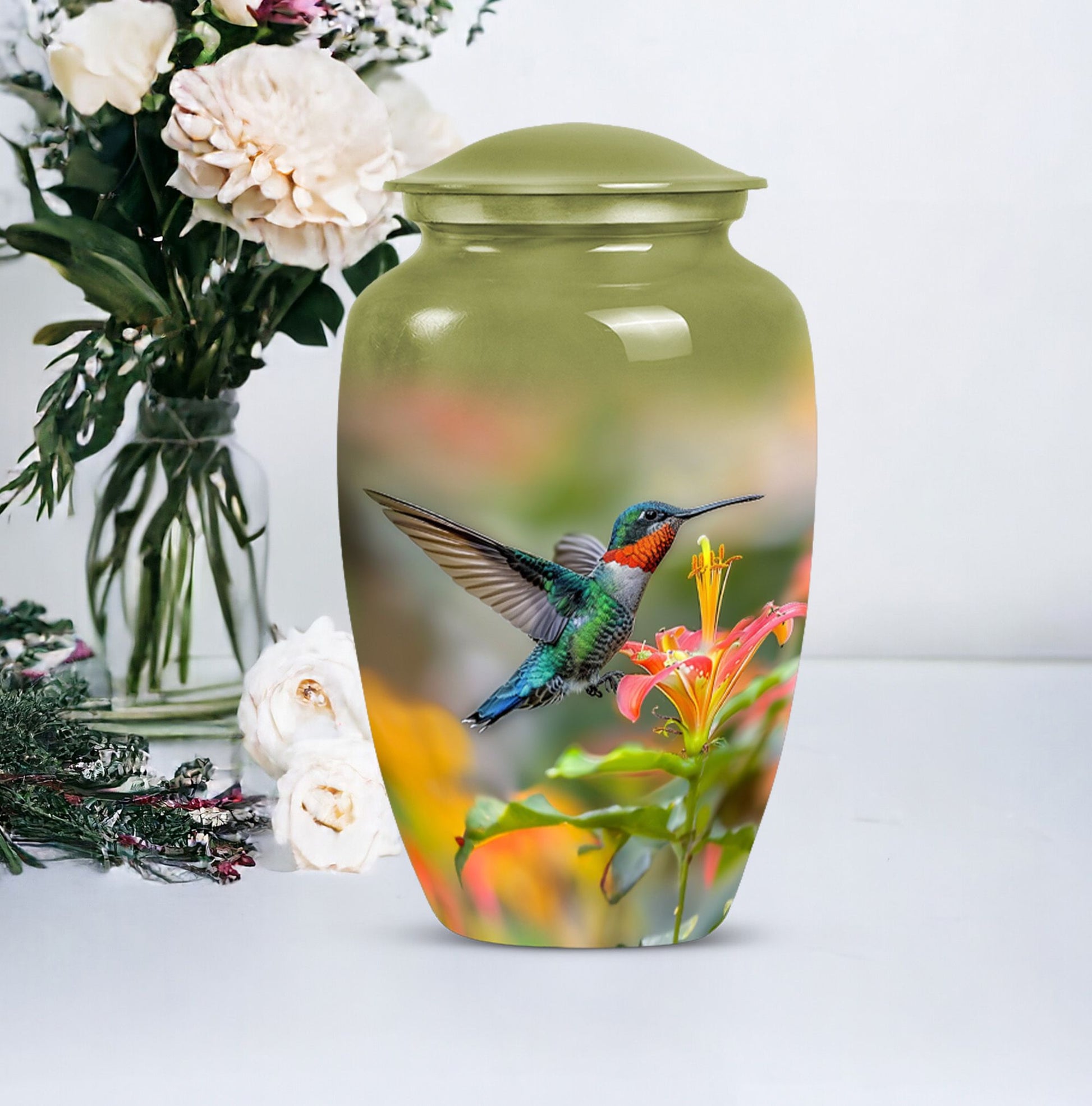 hummingbird urn for cremation