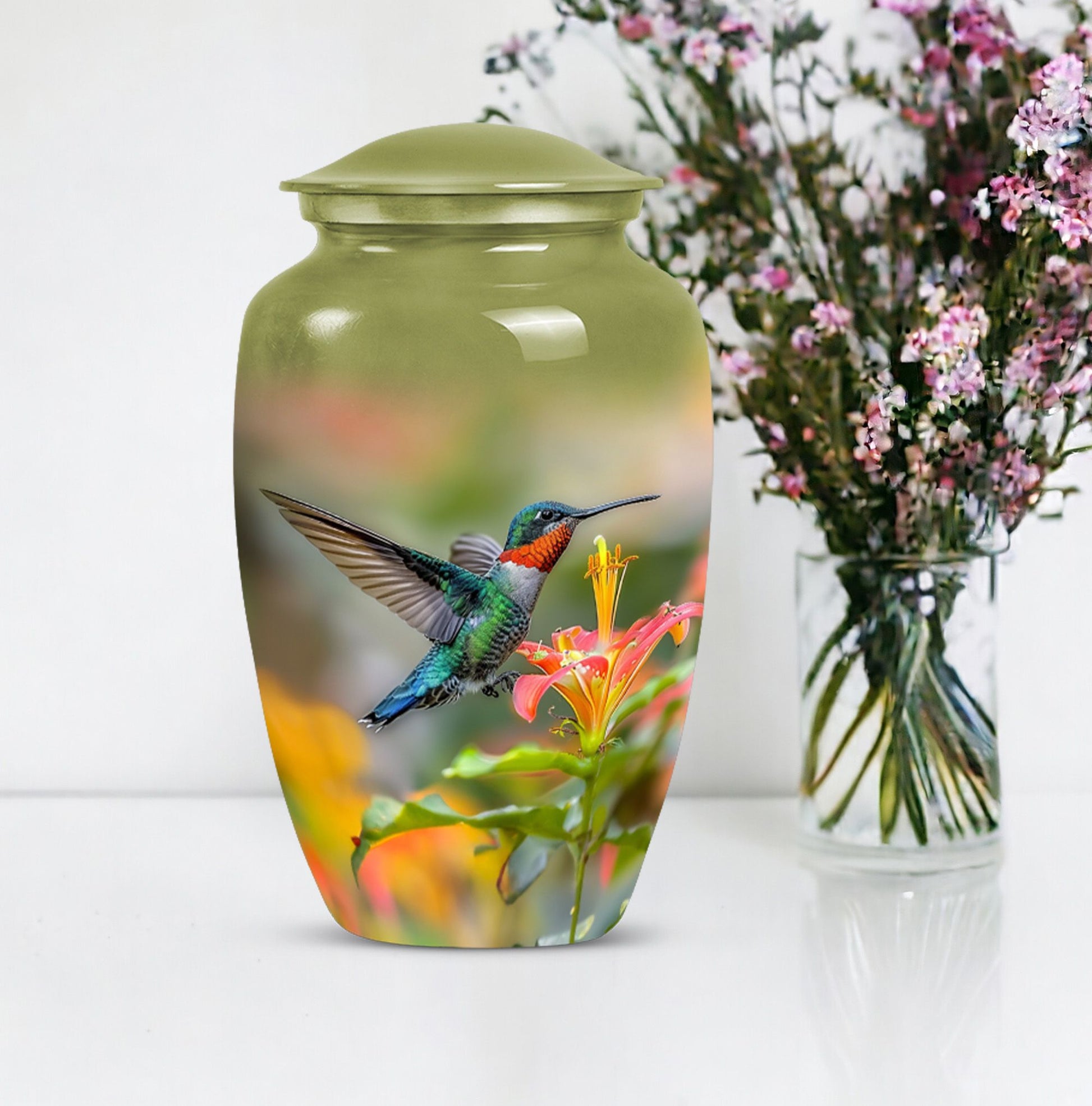 hummingbird urn for cremation