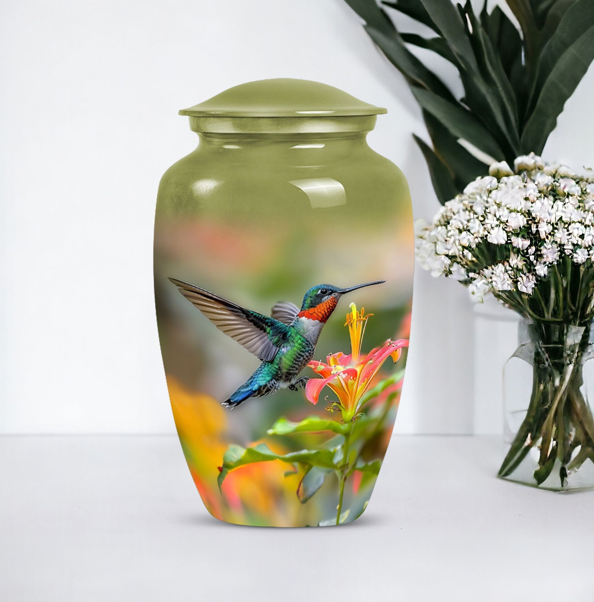 hummingbird urn for cremation