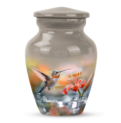humming bird urn for adult female cremation ashes