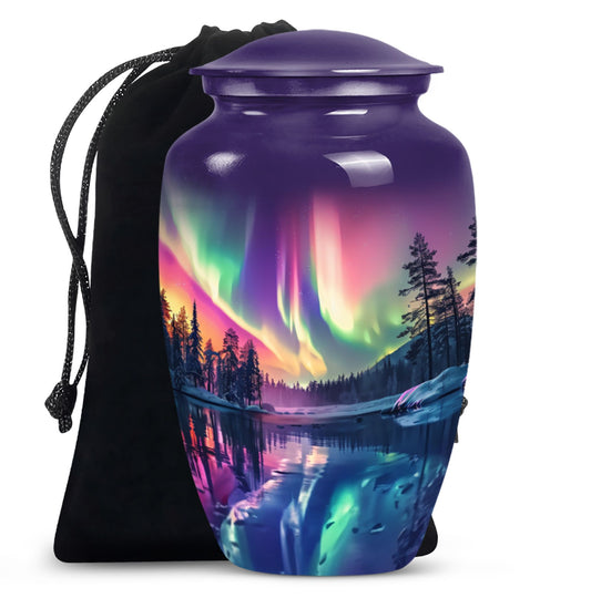  AURORA Urn, a large memorial adult urn for human ashes