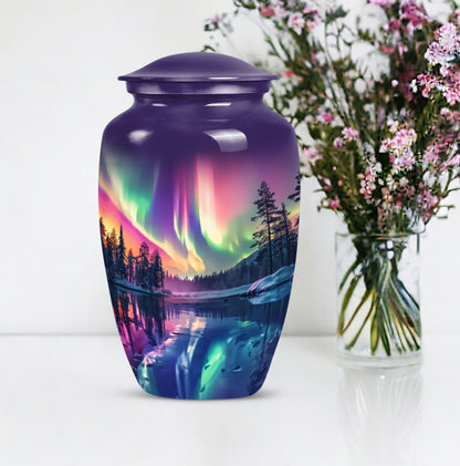  AURORA Urn, a large memorial adult urn for human ashes