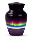 Abstract AURORA Urn, 10-inch classic large urn for adults