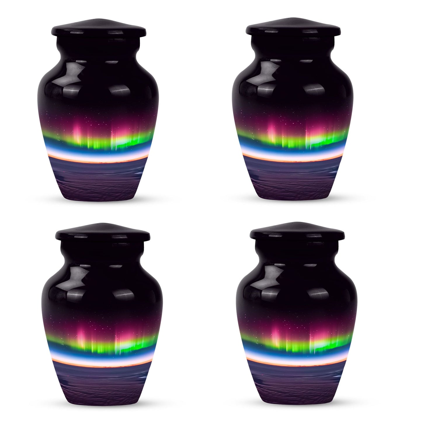 Abstract AURORA Urn, 10-inch classic large urn for adults