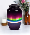 Abstract AURORA Urn, 10-inch classic large urn for adults