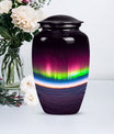 Abstract AURORA Urn, 10-inch classic large urn for adults