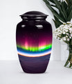 Abstract AURORA Urn, 10-inch classic large urn for adults
