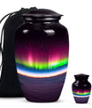 Abstract AURORA Urn, 10-inch classic large urn for adults