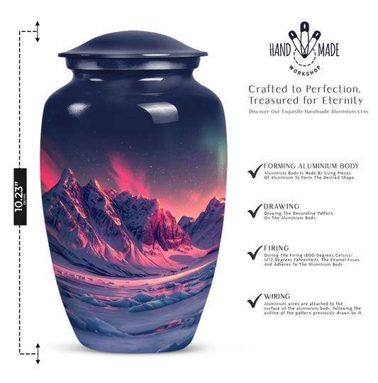 10 Inch AURORA Urn.