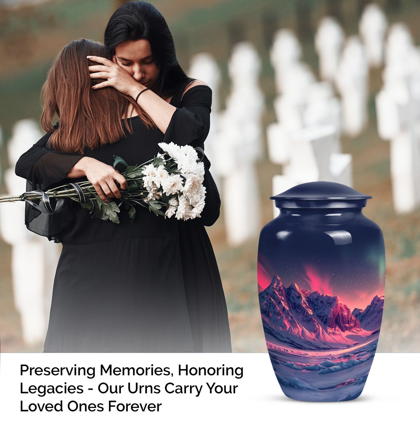 10 Inch AURORA Urn.