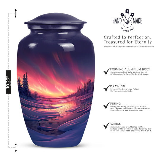 Aurora Borealis Urn.