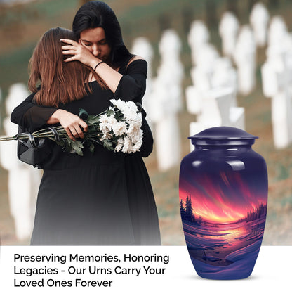Aurora Borealis Urn.