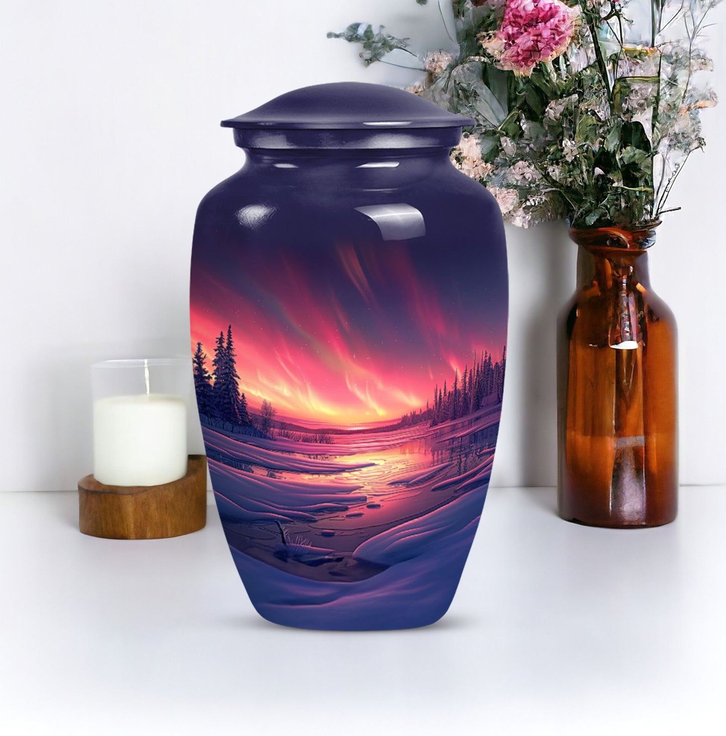 Aurora Borealis Urn.