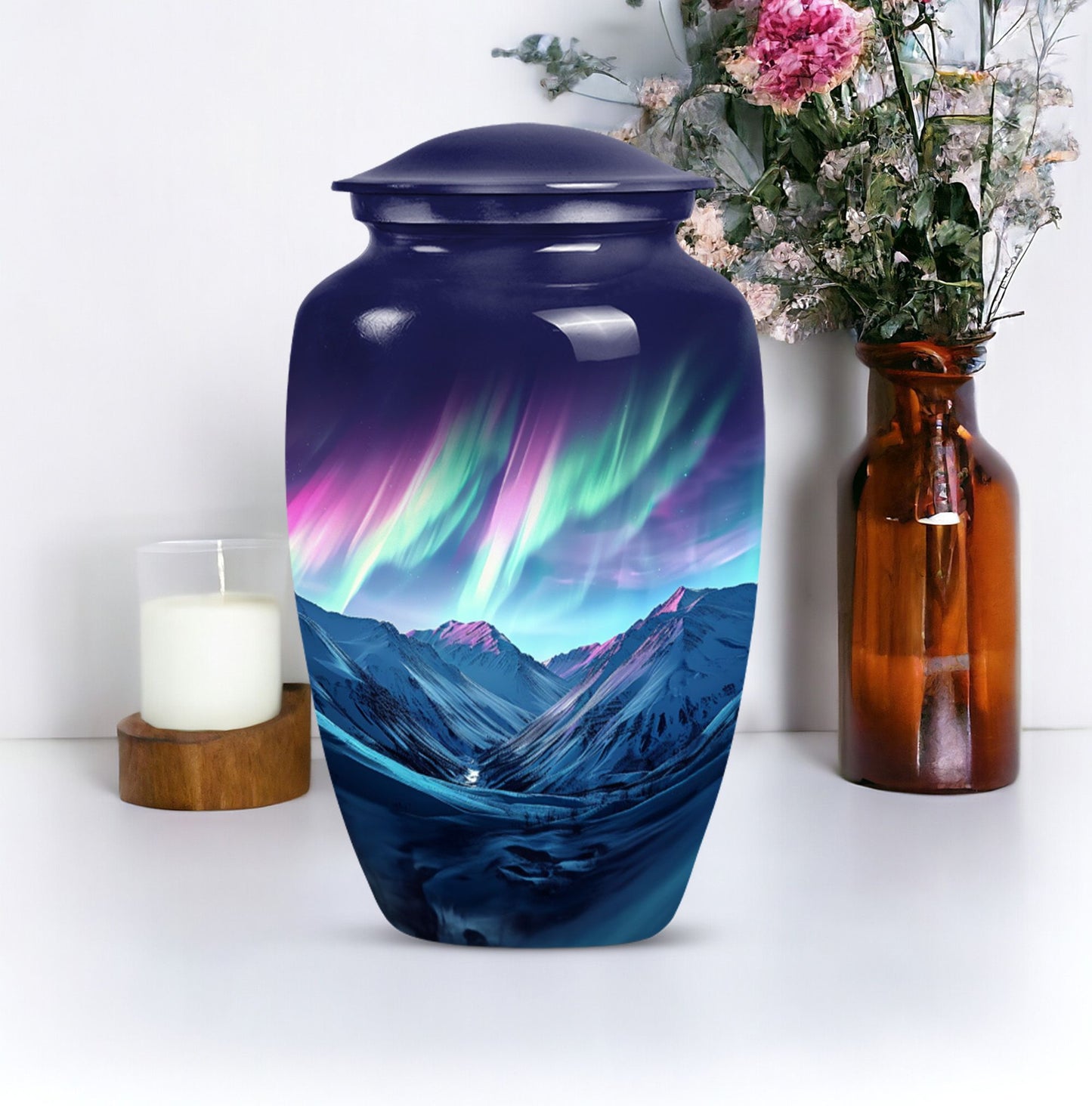 10-inch AURORA Urn, classic design, aluminum