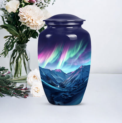 10-inch AURORA Urn, classic design, aluminum