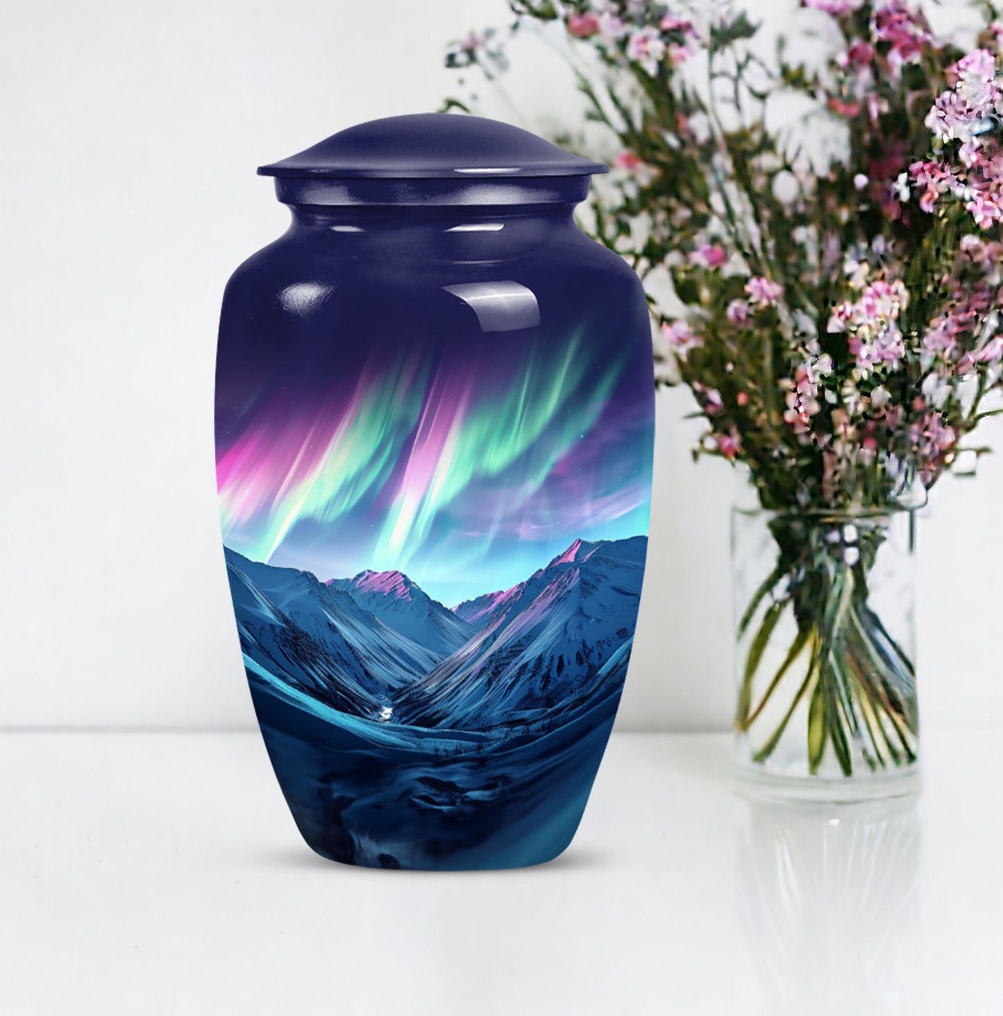 10-inch AURORA Urn, classic design, aluminum
