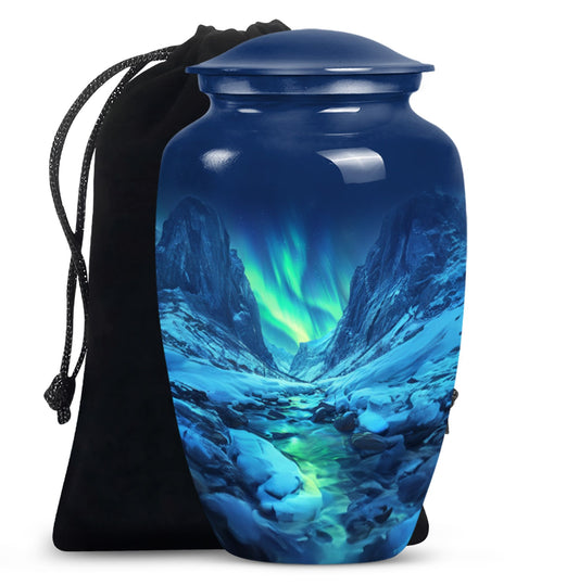 AURORA Borealis Urn for men