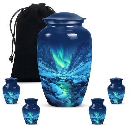 AURORA Borealis Urn for men
