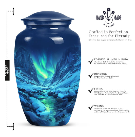 AURORA Borealis Urn for men