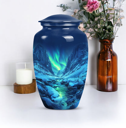AURORA Borealis Urn for men