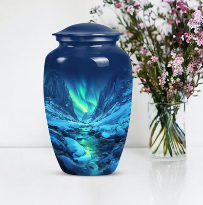AURORA Borealis Urn for men