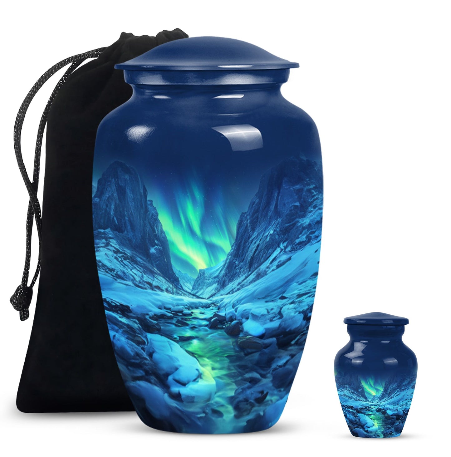 AURORA Borealis Urn for men