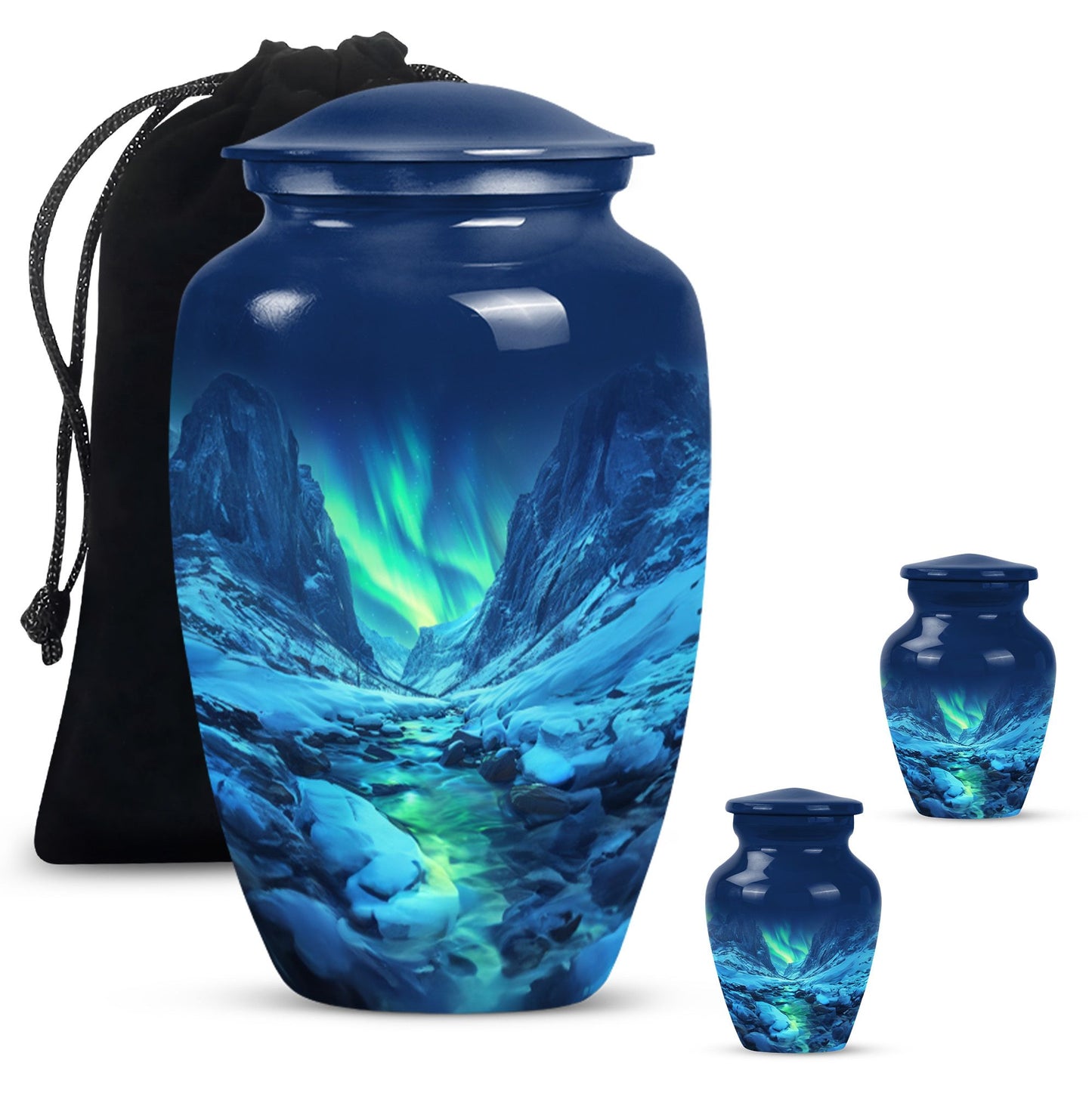 AURORA Borealis Urn for men
