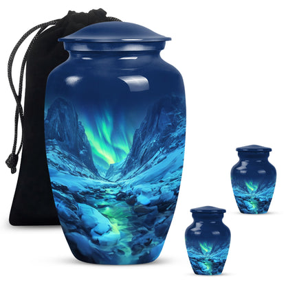 AURORA Borealis Urn for men