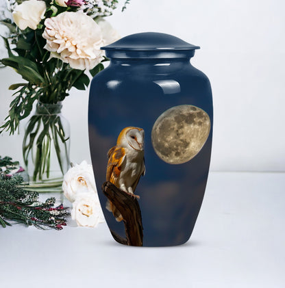 Classic Barn Owl Cremation Urn, 