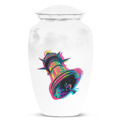10-inch classic bell urn, memorial human urn for ashes
